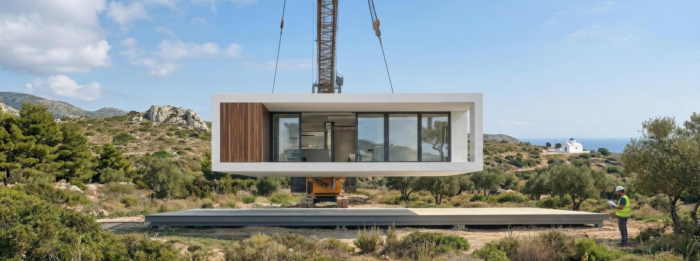 A Modular Timber House in Greece