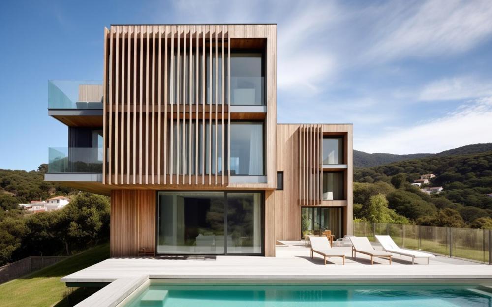 Modern Timber Building