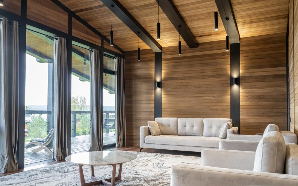 Modern Timber House Interior