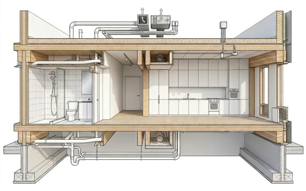 Design of Modular Timber House
