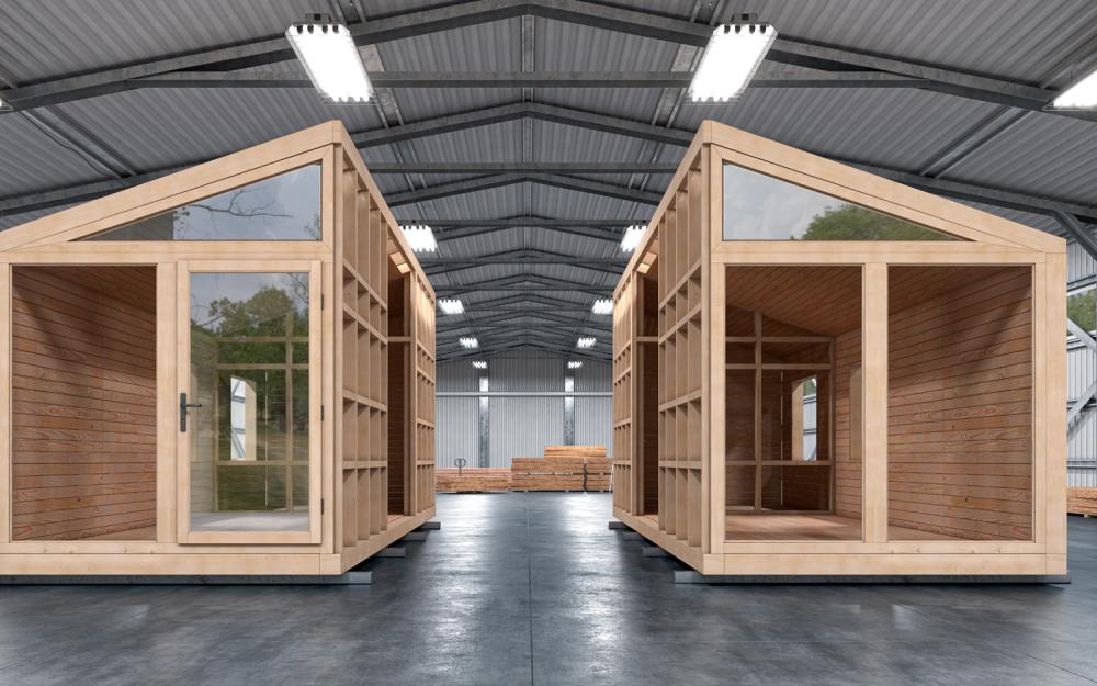 Prefabrication of Modular Timber Unit
