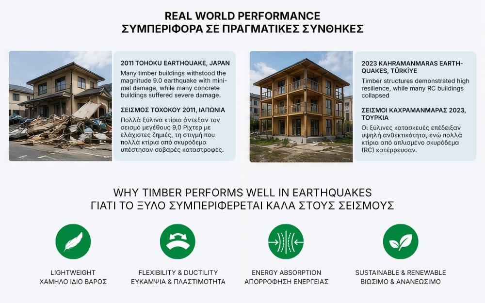 Real World Timber Earthquake Performance