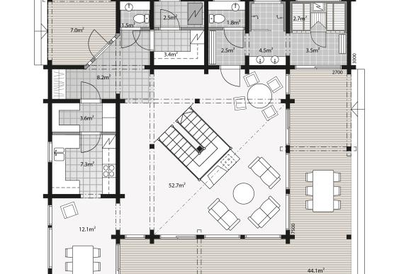 Laminaria - Log House 3